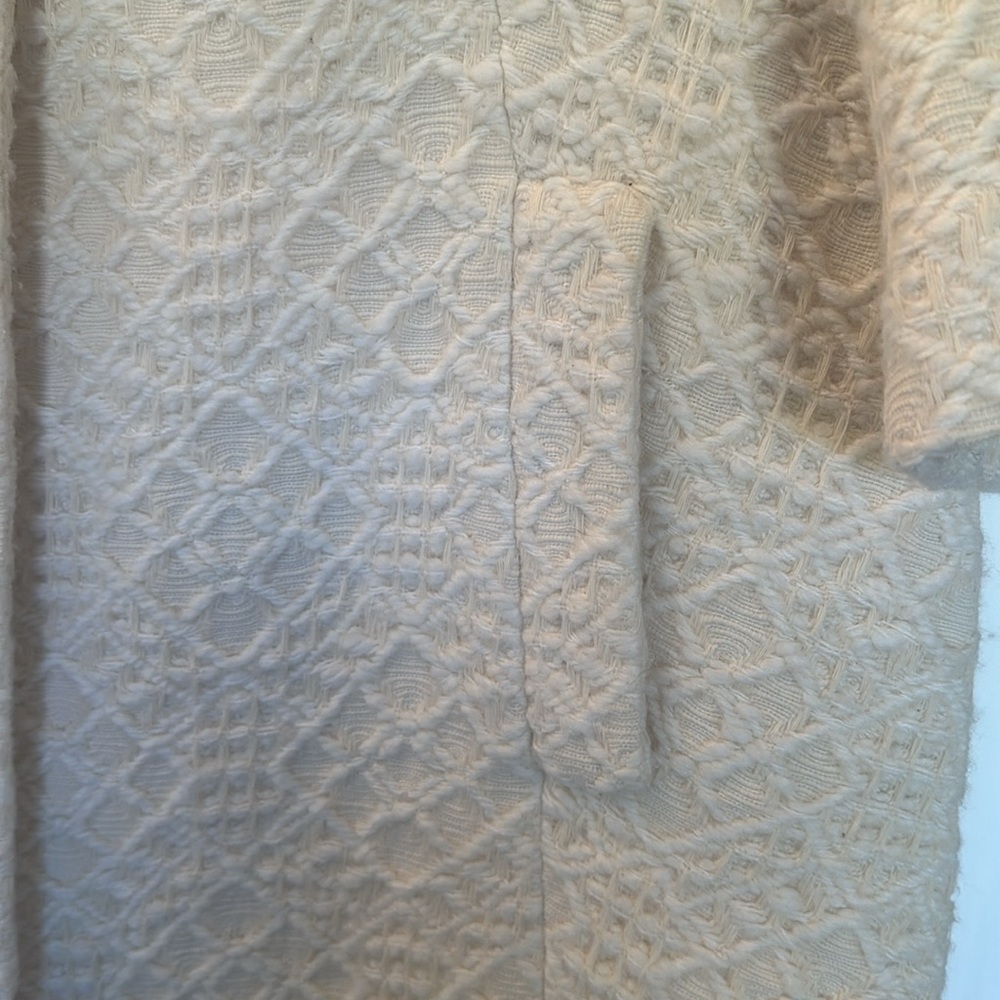 Classiques Entier Cream Wool, One Button Jacket W… - image 4